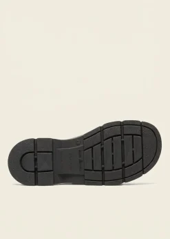 Sandales made in france en cuir tannage végétal certifié | noir