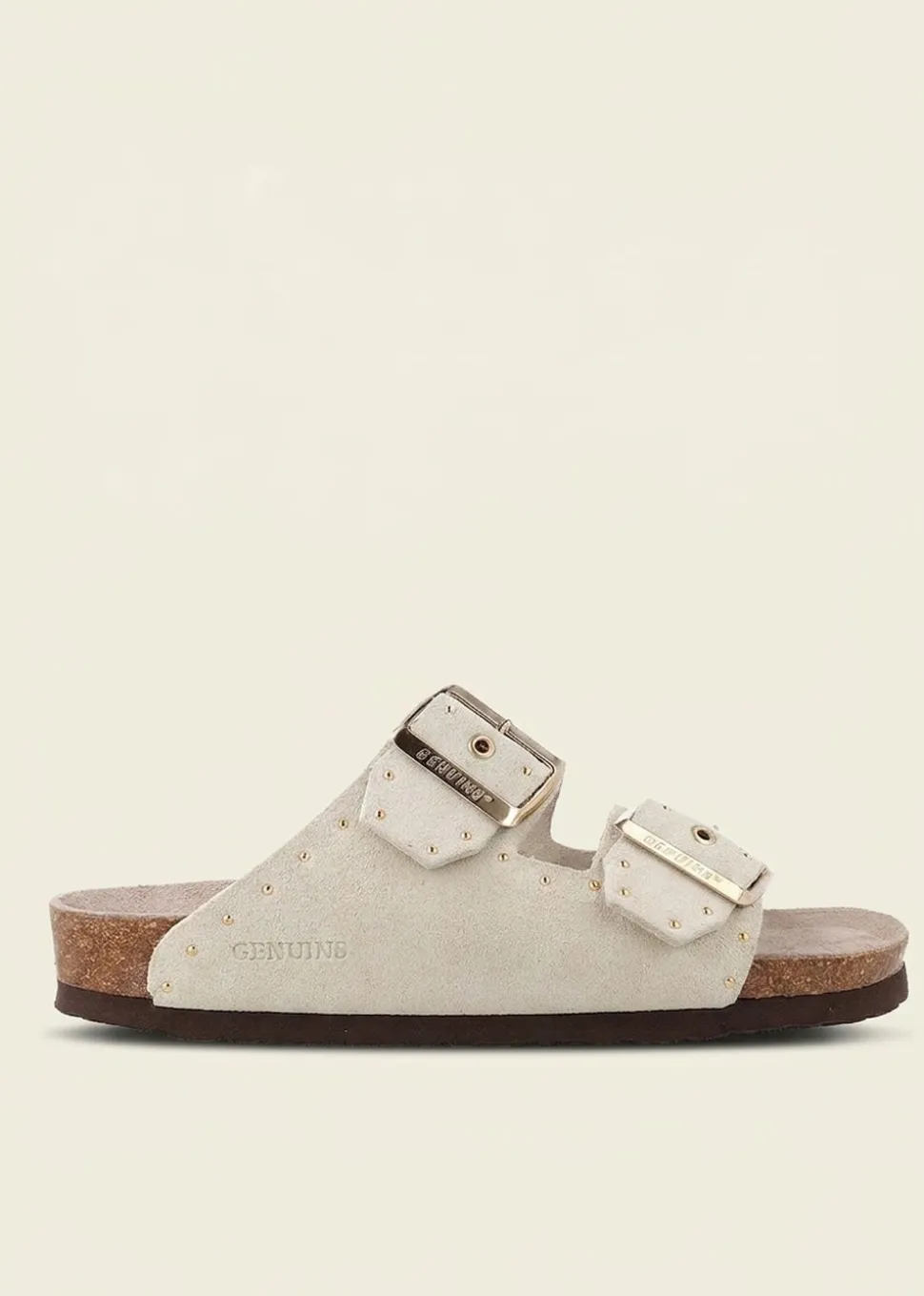 Sandales off white en cuir certifié | blanc "honolulu lead velour off white"