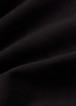 Short ample léger en coton bio | noir 