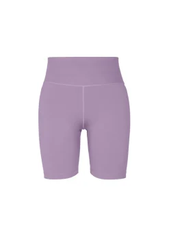 Short biker en recyclé | violet "active bike shorts pearly purple"
