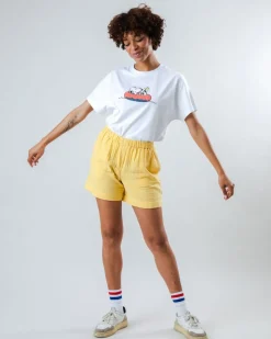 Short en coton biologique | jaune 