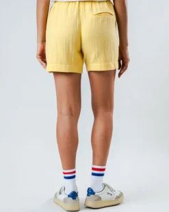 Short en coton biologique | jaune 