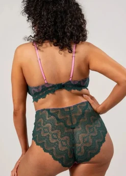Soutien gorge triangle en matières recyclées | bicolore