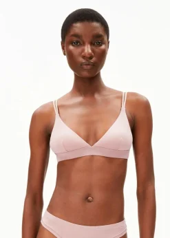 Soutien-gorge triangle en modal | rose 