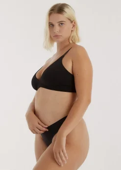 String en coton bio | noir 