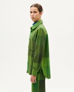 Surchemise en coton bio | vert 