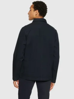 Surchemise en sergé de coton bio | bleu 