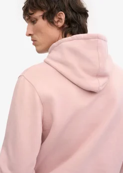 Sweat à capuche en coton bio | rose 