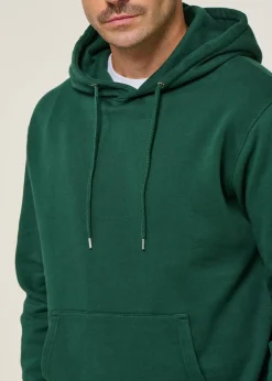 Sweat à capuche en coton bio | vert 