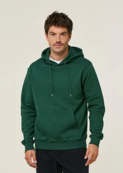 Sweat à capuche en coton bio | vert 