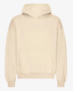 Sweat à capuche oversize en coton bio | écru 