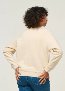 Sweat en coton bio | écru