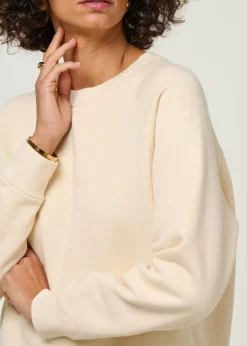 Sweat en coton bio | écru