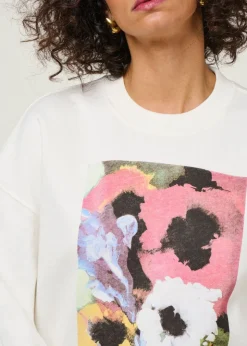Sweat en coton bio | écru "hagen"