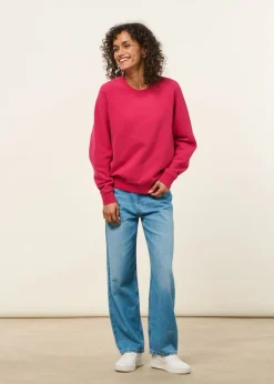 Sweat en coton bio | fuchsia