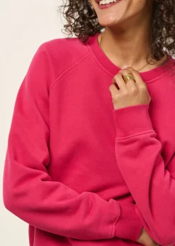 Sweat en coton bio | fuchsia