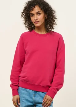 Sweat en coton bio | fuchsia