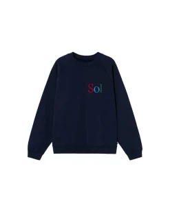 Sweat en coton biologique | bleu 