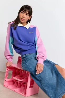 Sweat en coton bio | mel "mauve"