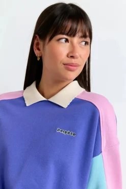 Sweat en coton bio | mel "mauve"
