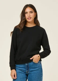 Sweat en coton bio | noir