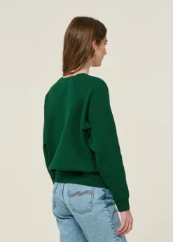 Sweat en coton bio | vert forêt
