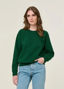 Sweat en coton bio | vert forêt