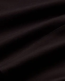 Sweat oversize en coton bio et matière recyclée | noir