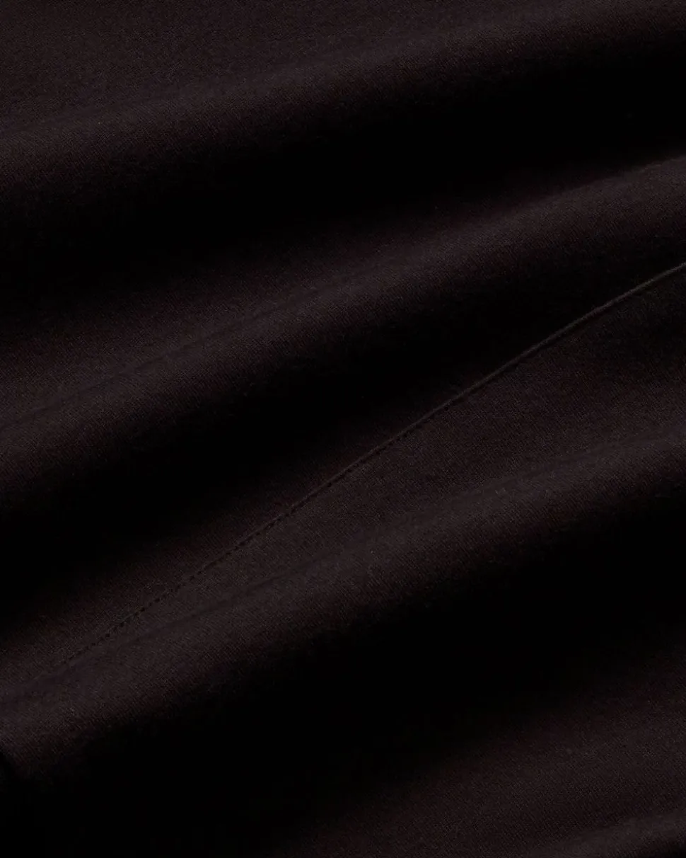 Sweat oversize en coton bio et matière recyclée | noir "black andrea hoodie"