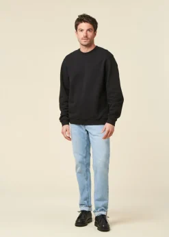 Sweat oversize en coton bio | noir
