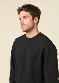 Sweat oversize en coton bio | noir