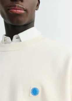 Sweatshirt en coton bio | écru 