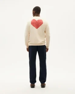Sweatshirt en coton bio | écru 