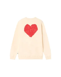 Sweatshirt en coton bio | écru 