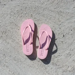 Tongs en caoutchouc naturel | rose "slim pink"