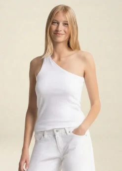 Top en coton bio | blanc "mathilda"