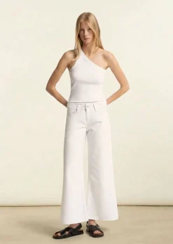 Top en coton bio | blanc 
