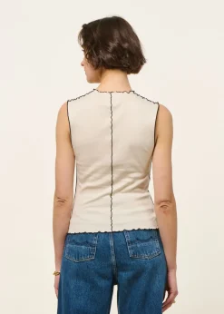 Top en coton bio | écru 