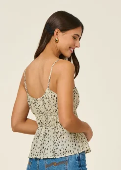 Top en coton bio | ebur - dalmatian dots