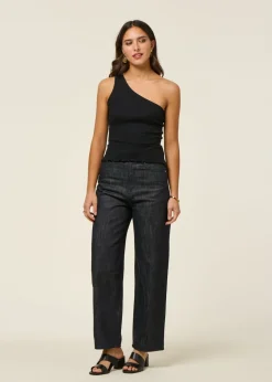 Top en coton bio | noir 