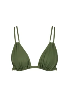 Triangle de bain en matières recyclées | khaki