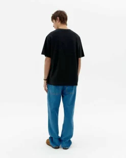T-shirt ample en coton bio | noir 