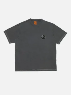T-shirt en coton bio | anthracite "koffe knock-topus t-shirt"