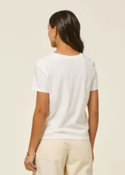T-shirt en coton bio | blanc 