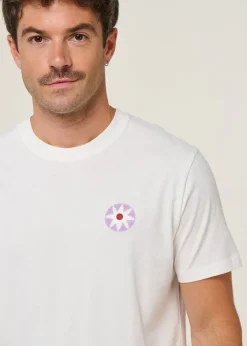 T-shirt en coton bio | blanc "saloum - ecru"
