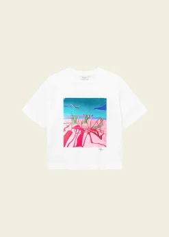 T-shirt en coton bio | blanc 