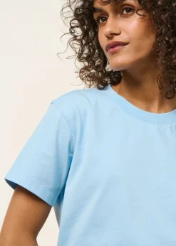 T-shirt en coton bio | bleu ciel