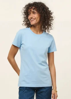 T-shirt en coton bio | bleu ciel
