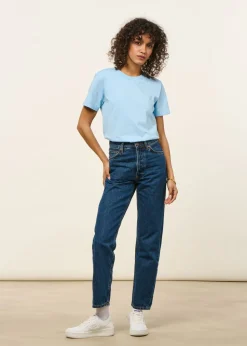 T-shirt en coton bio | bleu ciel
