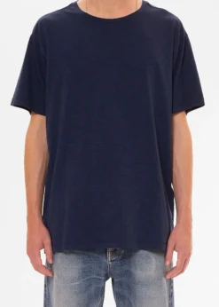 T-shirt en coton bio | bleu marine 